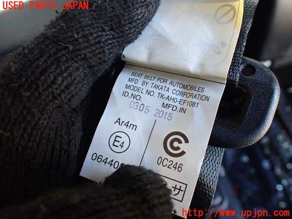 1UPJ-9238357215]アルファード 30系(AGH35W)3列目シートベルト 中古_3