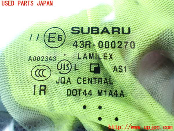 1UPJ-9238361195]レガシィ アウトバック(BS9)フロントガラス CENTRAL M1A4A 中古_3