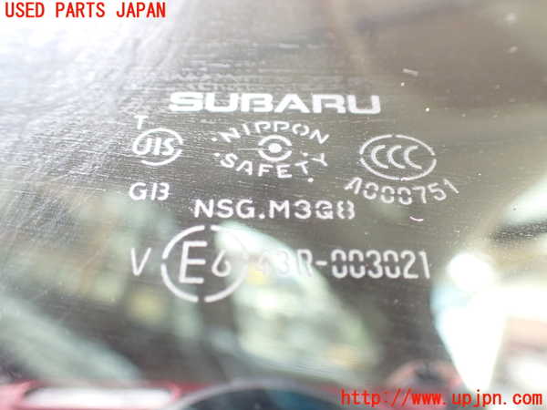1UPJ-9238361382]レガシィ アウトバック(BS9)左クォーターガラス NSG M3Q8 中古_3