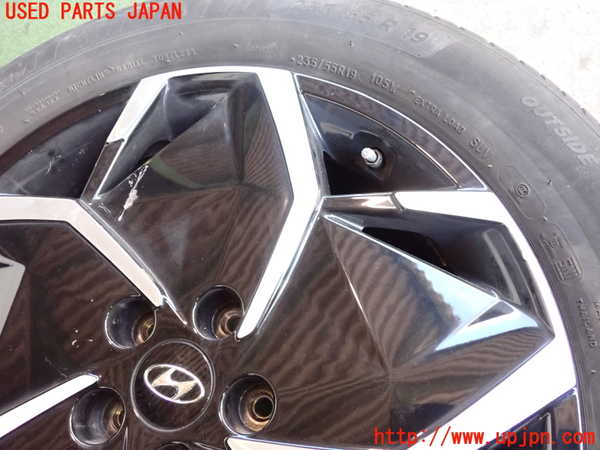 2UPJ-9238379048]ヒョンデ(Hyundai)・アイオニック5(IONIC 5)(NE2LRG)タイヤ　ホイール　1本③ 235/55R19 (ジャンク品) 中古_3