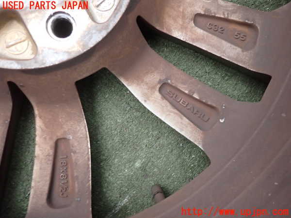 2UPJ-9238389041]インプレッサ WRX-STi(GRB)タイヤ　ホイール　1本① 245/40R18 中古_5
