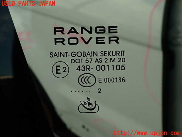 2UPJ-9238391230]ランドローバー・レンジローバー イヴォーク(LV2A)右前ドア 中古 SAINT-GOBAIN SEKURIT M20 43R-001105_4
