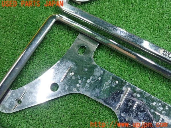 3UPJ=9238400012]スイフト HYBRID RS(ZC53S 1型)純正 ナンバーフレーム BC001-550692 2枚 中古_3
