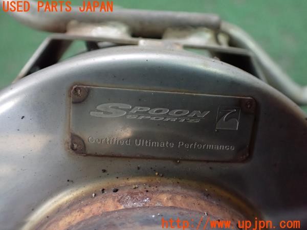 3UPJ=9238410152]シビック タイプR(EP3)前期 SPOON スプーン リアマフラー 難あり 中古_5