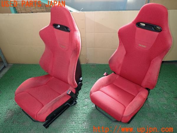 3UPJ=9238410609]シビック タイプR(EP3)前期 純正 RECARO レカロ シートセット 運転席 助手席 セミバケット 中古_2