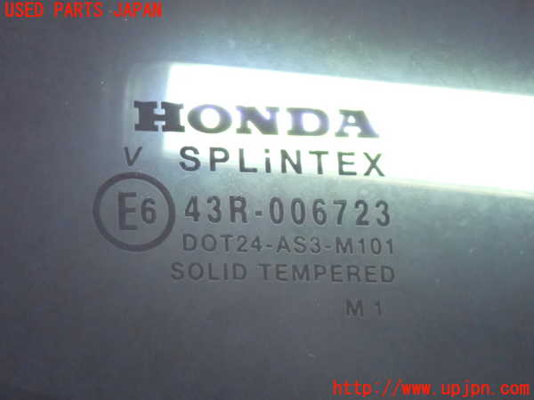 2UPJ-9238411380]シビック タイプR(EP3)右クォーターガラス 中古(43R-006723 M101)_3