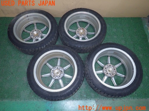 3UPJ=9238420918]シビック タイプR(EP3)YOKOHAMA AVS Model7 タイヤホイール 17×7J +45 PCD114.3 5穴 中古_5