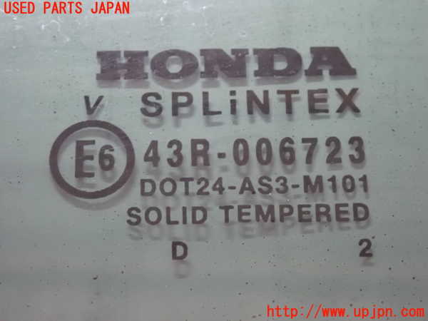 2UPJ-9238421382]シビック タイプR(EP3)左クォーターガラス 中古 SPLiNTEX M101 43R-006723_3