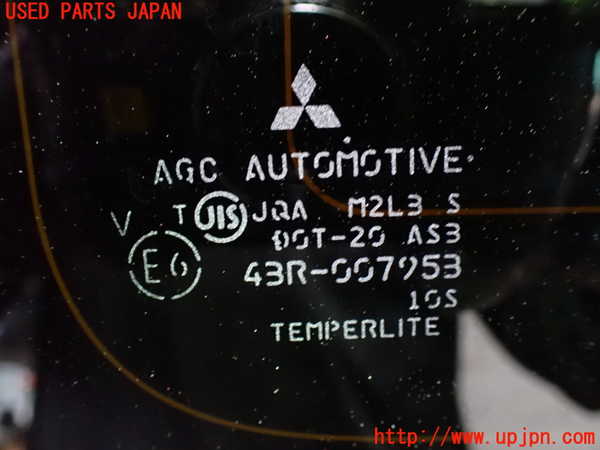 1UPJ-9238441380]デリカD：5(CV5W)右クォーターガラス 中古 AGC M2L3 43R-007953_2