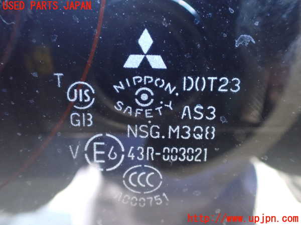 1UPJ-9238451382]パジェロ(V93W)左クォーターガラス 中古 NSG M3Q8 43R-003021_3