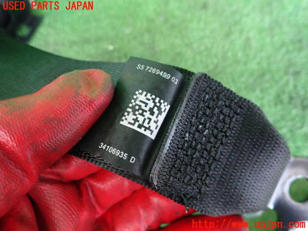 2UPJ-9238477135]BMW 740i(YA30)真中2列目シートベルト 中古 (F01)_2