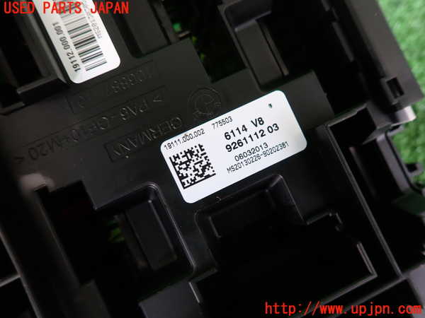 2UPJ-9238486742]BMW 320d(3D20)(F30)ヒューズボックス2 中古_3