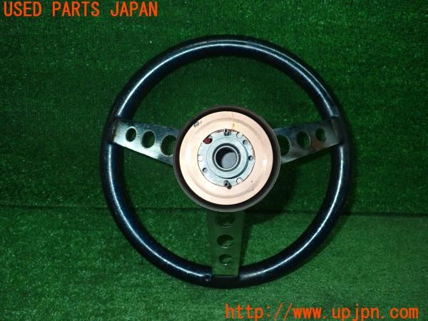 3UPJ=9238490617]グロリア ワゴン SGL(WY30)GRANT グラント? ステアリング 305mm 青 ラメ 当時物 希少 中古_2
