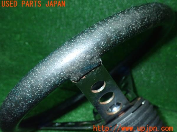 3UPJ=9238490617]グロリア ワゴン SGL(WY30)GRANT グラント? ステアリング 305mm 青 ラメ 当時物 希少 中古_4