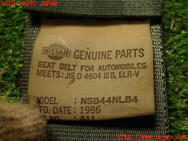 2UPJ-9238497075]グロリア ワゴン(WY30)助手席シートベルト 中古_4