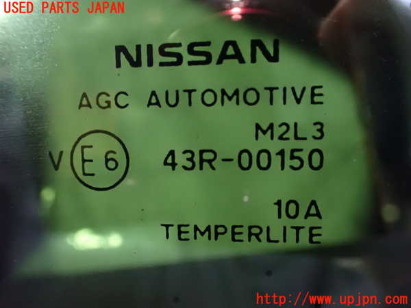 2UPJ-9238501382]ノート オーラ(AURA) ニスモ(NISMO)(FE13)左クォーターガラス 中古_2
