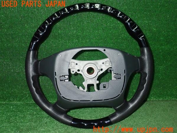 3UPJ=9238510617]レジアスエース(ハイエース200系)(KDH206V 3型)純正 ステアリング ピアノブラック 中古_5