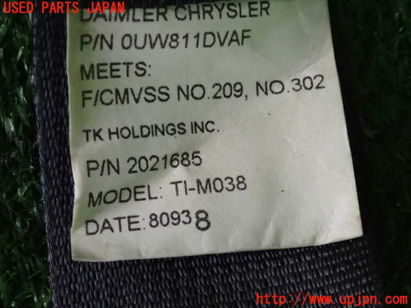 2UPJ-9238527135]クライスラー・300C(LX57)真中2列目シートベルト 中古_3