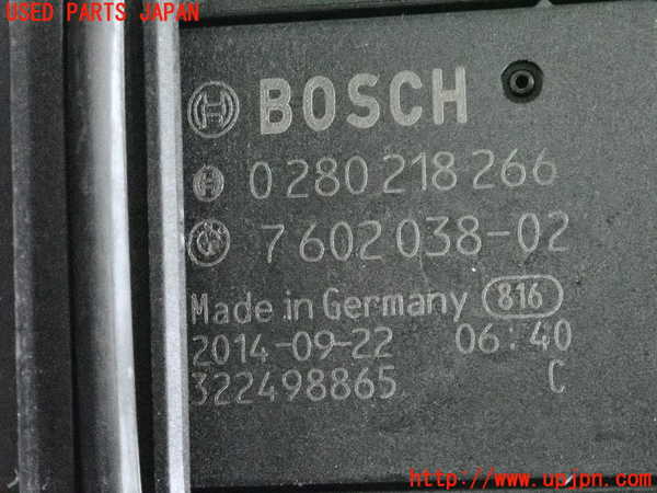 2UPJ-9238536320]BMW 328i ツーリング F31(3A20)エアマスセンサー（エアフロメーター） 中古_3