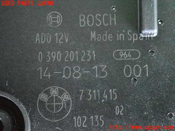 2UPJ-9238536775]BMW 328i ツーリング F31(3A20)リアワイパーモーター 中古_3