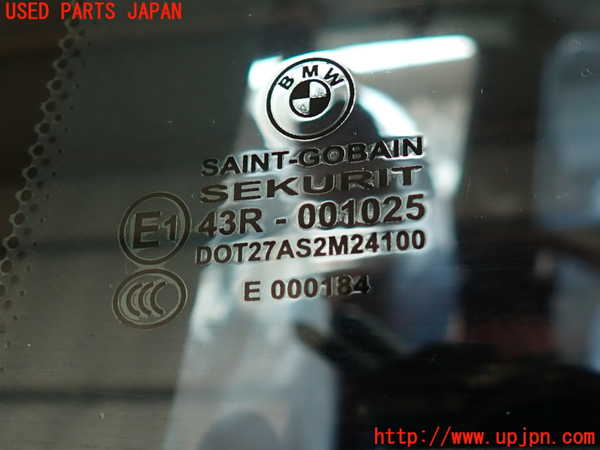 2UPJ-9238541382]BMW M3 クーペ(WD40)(E92)左クォーターガラス 中古(43R-001025 M241)_3