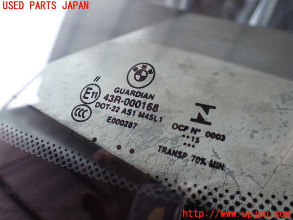 2UPJ-9238551195]BMW X3(WY20)フロントガラス (43R-000168) 中古 (F25)_5