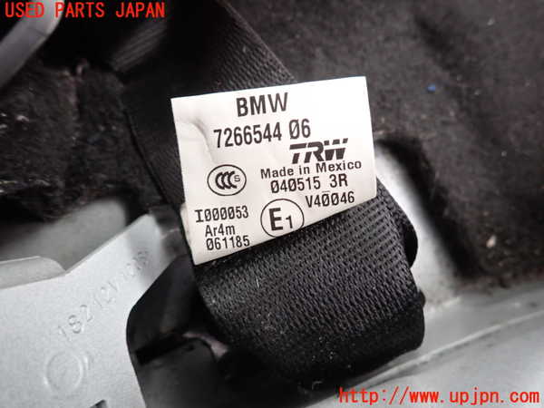 2UPJ-9238557155]BMW X3(WY20)右2列目シートベルト 中古 (F25)_2