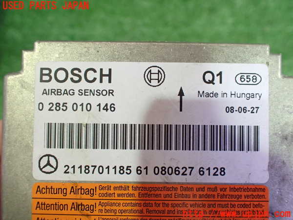 2UPJ-9238566145]ベンツ CLS550 C219(219372)エアバッグコンピューター 中古_4