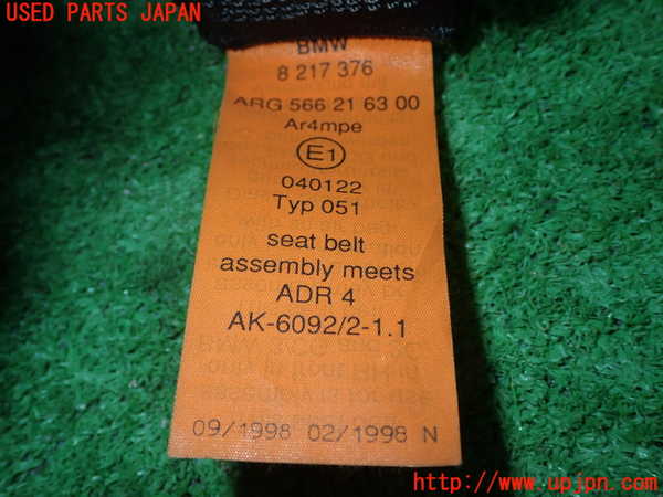 1UPJ-9238587045]BMW 318ti E36(CG19)運転席シートベルト 中古_2