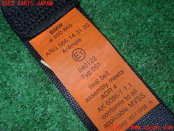 1UPJ-9238587075]BMW 318ti E36(CG19)助手席シートベルト 中古_2