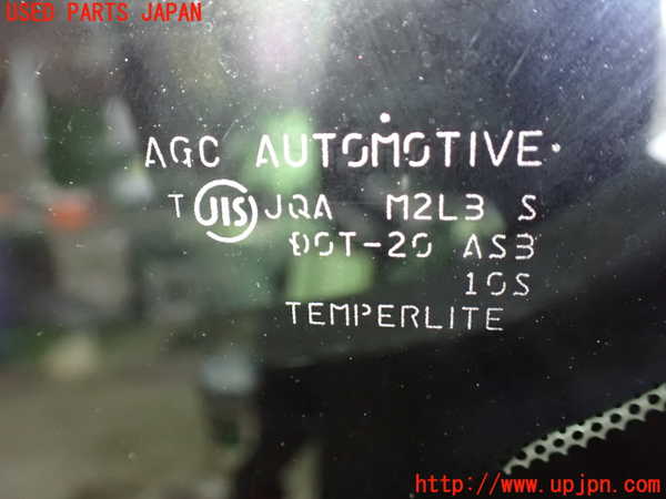 1UPJ-9238591382]セレナ Sハイブリッド(HFC26)左クォーターガラス 中古 AGC M2L3_2