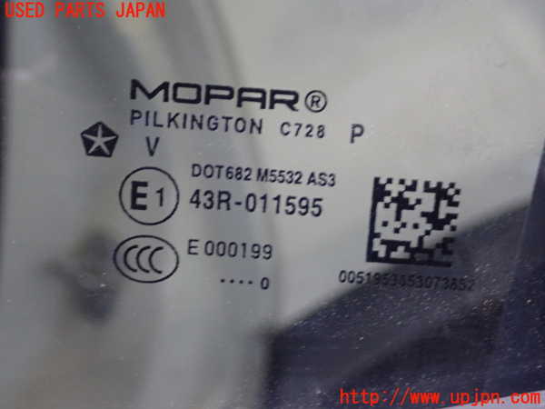 1UPJ-9238601320]ジープ・レネゲード(BV13PM)左後ドア ジャンク SAINT-GOBAIN SEKURIT M5532 43R-011595_3