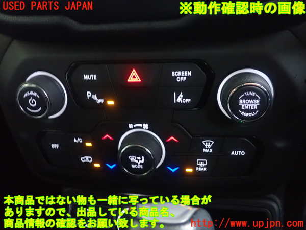1UPJ-9238606066]ジープ・レネゲード(BV13PM)エアコンスイッチ1 中古_4