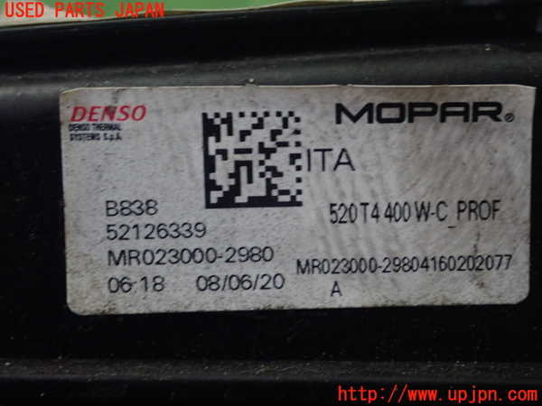 1UPJ-9238606836]ジープ・レネゲード(BV13PM)電動ファン1 中古_3