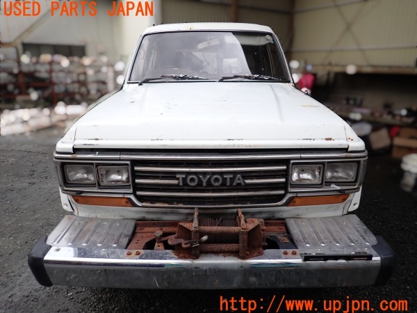 3UPJ=9238620048]ランドクルーザー60(HJ61V(改))後期 純正 フロントバンパー ウィンチバンパー 中古_5