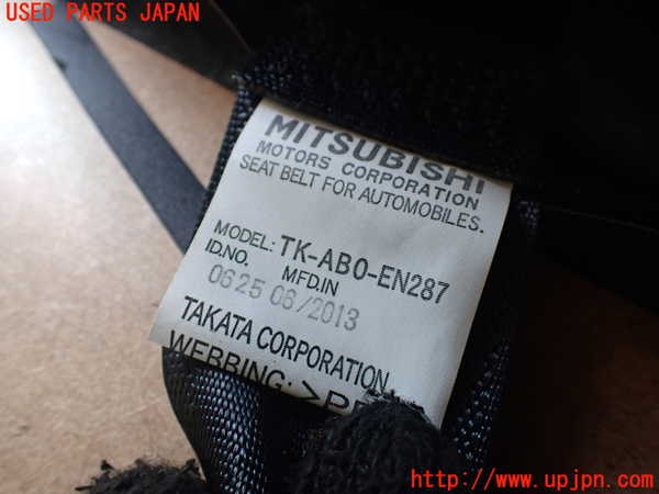 1UPJ-9238637155]パジェロ(V88W)右2列目シートベルト 中古_2