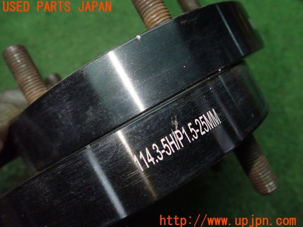 3UPJ=9238640971]アコード ユーロR(CL1(改))Durax デュラックス ワイドトレッドスペーサー① 25mm M12×P1.5 PCD114.3 5穴 ハブ径73mm 中古_3