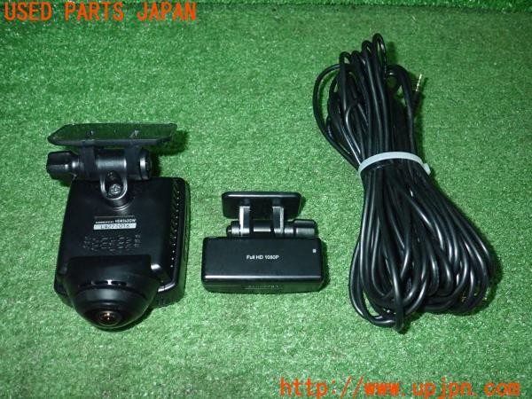 3UPJ=9238650579]アウディA3 スポーツバック(GYDLA 8Y系)コムテック HDR362GW 360°+リアカメラ フルHD ドライブレコーダー ドラレコ中古_2