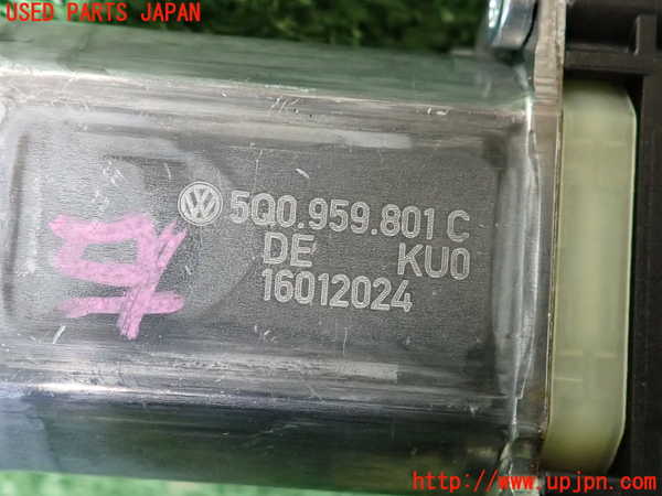 2UPJ-9238651236]アウディ・A3 スポーツバック(GYDLA)右前レギュレーターモーター 中古_3