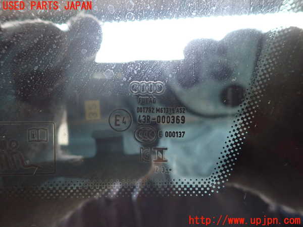 2UPJ-9238651380]アウディ・A3 スポーツバック(GYDLA)右クォーターガラス 中古 FUYAO M61315 43R-000369_2