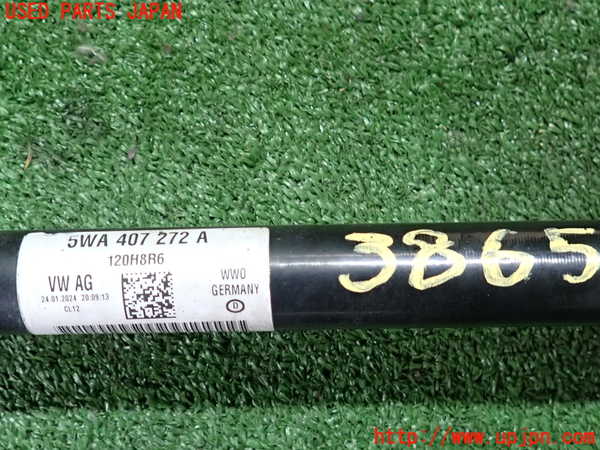 2UPJ-9238654010]アウディ・A3 スポーツバック(GYDLA)右フロントドライブシャフト 中古_4