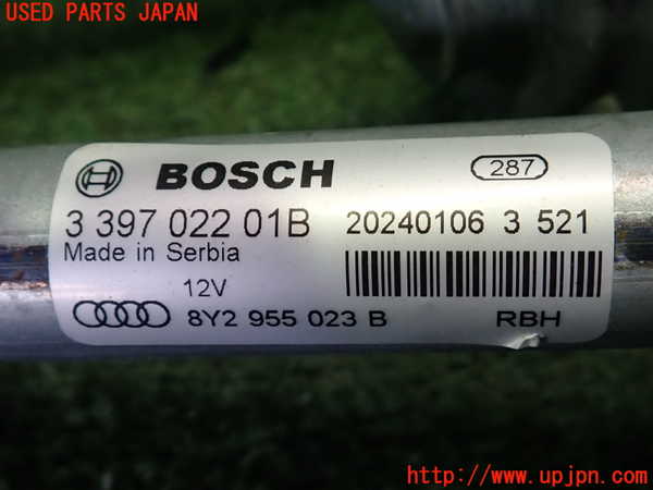 2UPJ-9238656770]アウディ・A3 スポーツバック(GYDLA)フロントワイパーモーター 中古_2
