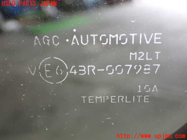 1UPJ-9238671380]ソリオ バンディット(MA37S)右クォーターガラス AGC M2LT 中古_2