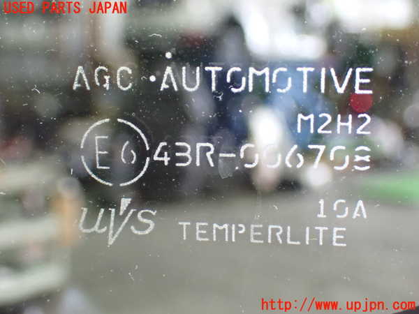 1UPJ-9238671200]ソリオ バンディット(MA37S)右フロント三角窓ガラス AGC M2H2 中古_2