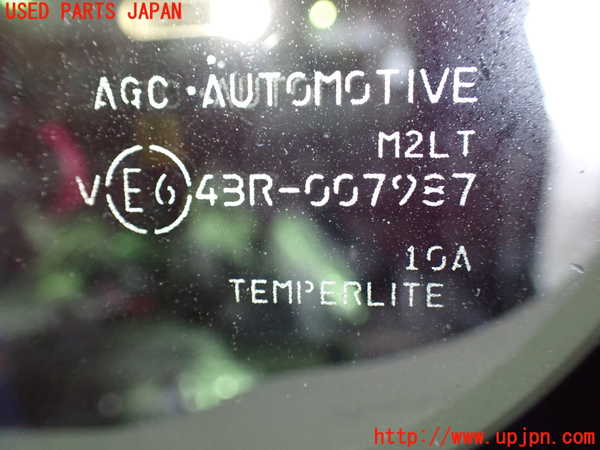 1UPJ-9238671382]ソリオ バンディット(MA37S)左クォーターガラス AGC M2LT 中古_2
