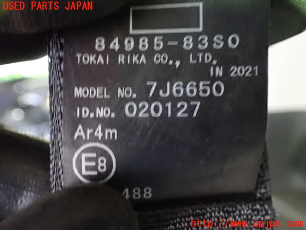 1UPJ-9238677135]ソリオ バンディット(MA37S)真中2列目シートベルト 中古_3