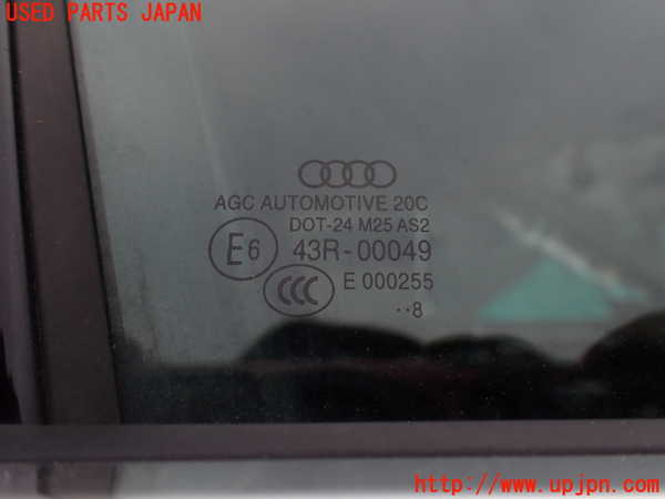 1UPJ-9238691230]アウディ・S3 セダン(8VDJHL)右前ドア AGC M25 中古_3