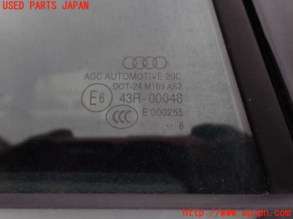 1UPJ-9238691290]アウディ・S3 セダン(8VDJHL)右後ドア AGC M189 中古_5