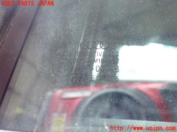 1UPJ-9238691320]アウディ・S3 セダン(8VDJHL)左後ドア AGC M189 中古_5
