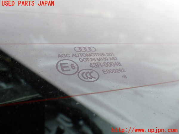 1UPJ-9238691560]アウディ・S3 セダン(8VDJHL)リアガラス AGC M189 中古_3